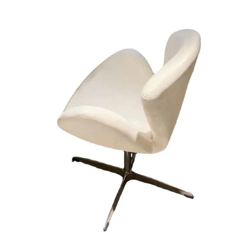 Modern Cream Style Chair Light Luxury Dressing Table Chair Designer Lounge Chair with Backrest Home Furniture Elegant Seat Chair