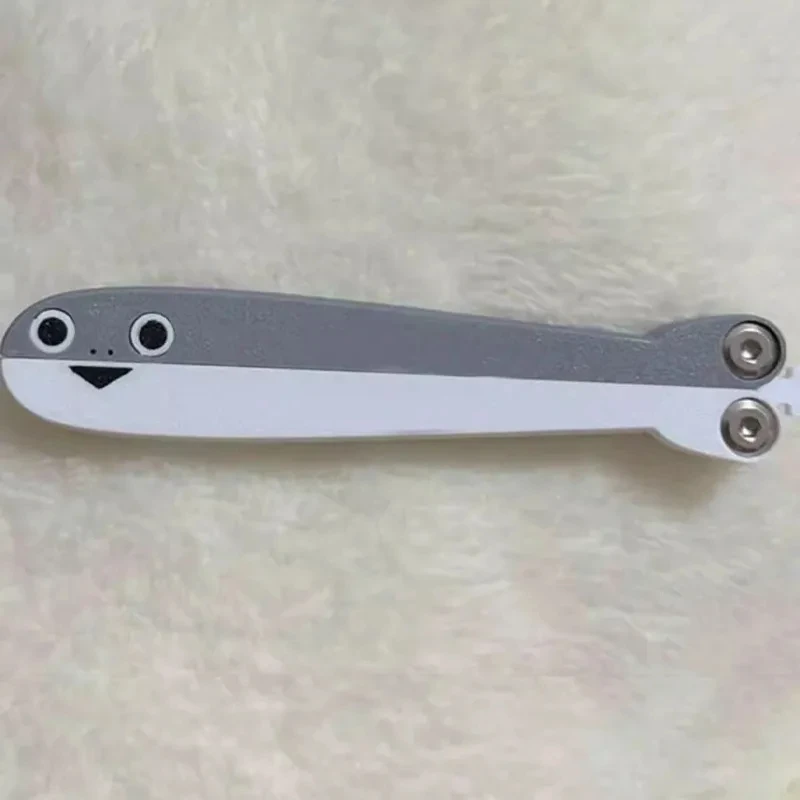 3D Printing Gravity Knife Cub Jumping Small Turtle Knife Mini Model Pendant Push Card Decompression Toy Mini Butterfly Knife