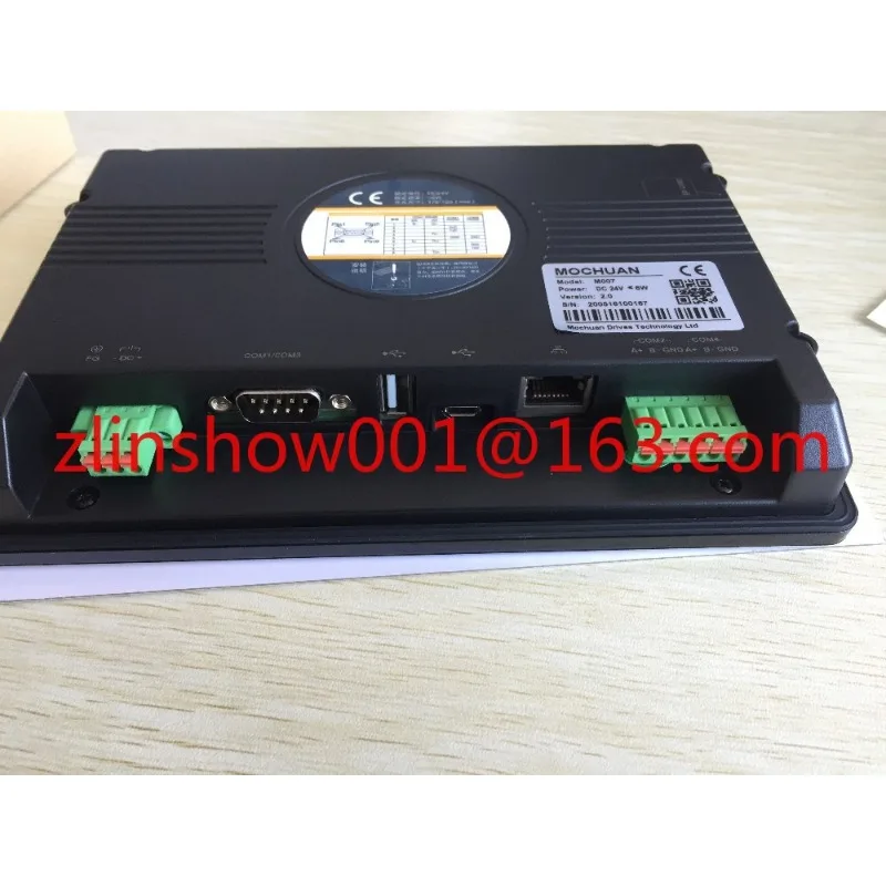محركات الأقراص 7 بوصة M007 لوحة تحكم تعمل باللمس إيثرنت Modbus RS 485 لوحة التحكم