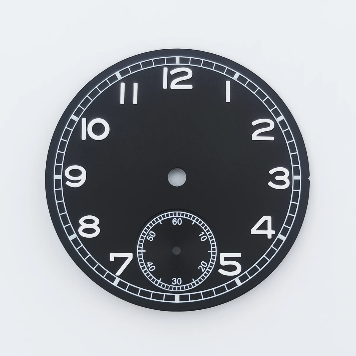 37mm black, blue, and white dial with luminous feature, compatible with ETA 6498 ST3620 series movements.