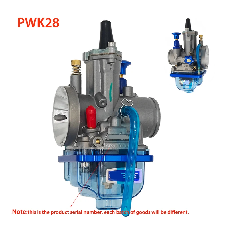 

TTR230 Carburetor 28mm PWK For Yamaha YZ85 YZ80 YZ125 TTR125 YFZ350 Blaster 200 ATV UTV 50cc-150cc 2T 4T Carb PWK28 Blue Cover