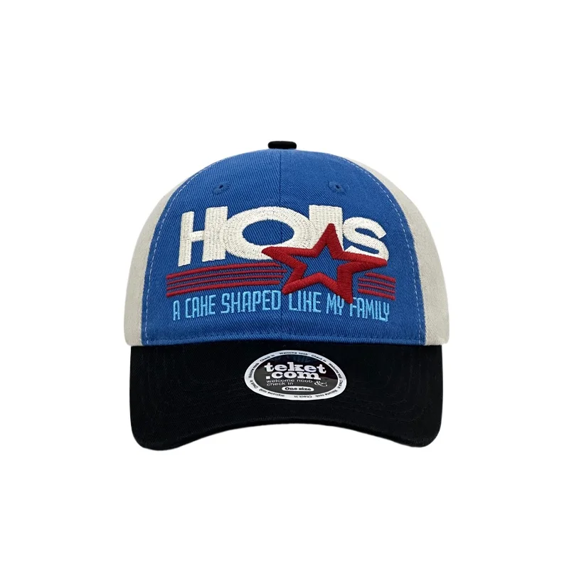 

South Korean fashion Letter Embroidery Baseball Cap Women Large Size Soft Top Casual Cotton Peaked Hat for Men Snapback Hats