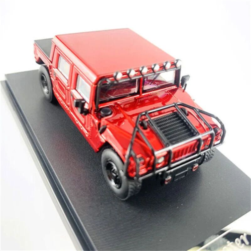 Vehicle Toy Models Rare Master 1/64 HUMMER H1 Pickup Off-Road Diecast Model  For Collection