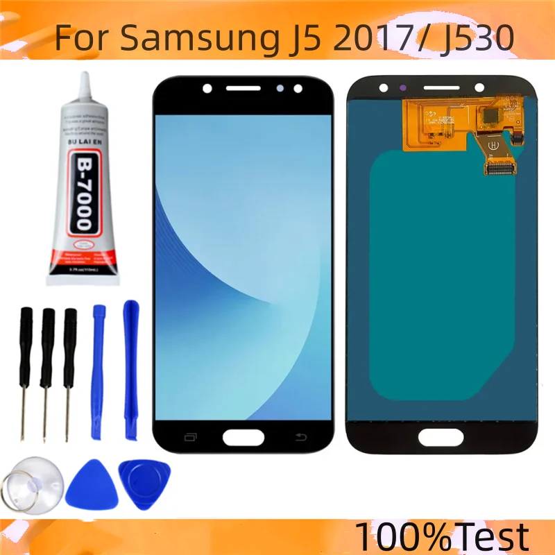 Super oled LCD For Samsung Galaxy J5 Pro 2017 J530 J530F LCD Display and Touch Screen Digitizer Assembly