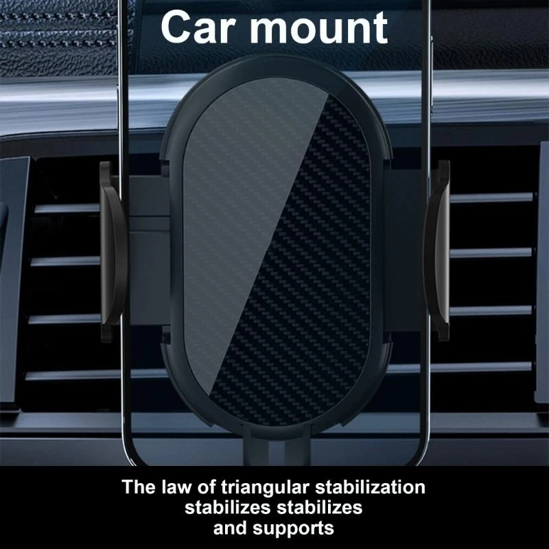 Uchwyt telefonu samochodowego Auto Air Vent Mount Clip Stojak na telefon komórkowy 360Rotation Cradle Najlepsza sprzedaż