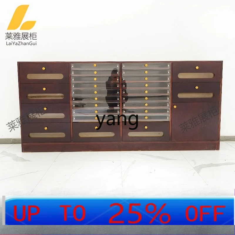 lmm Solid Wood Nail Cabinet Nail Polish Display Storage Cabinet Gel Storage Cabinet