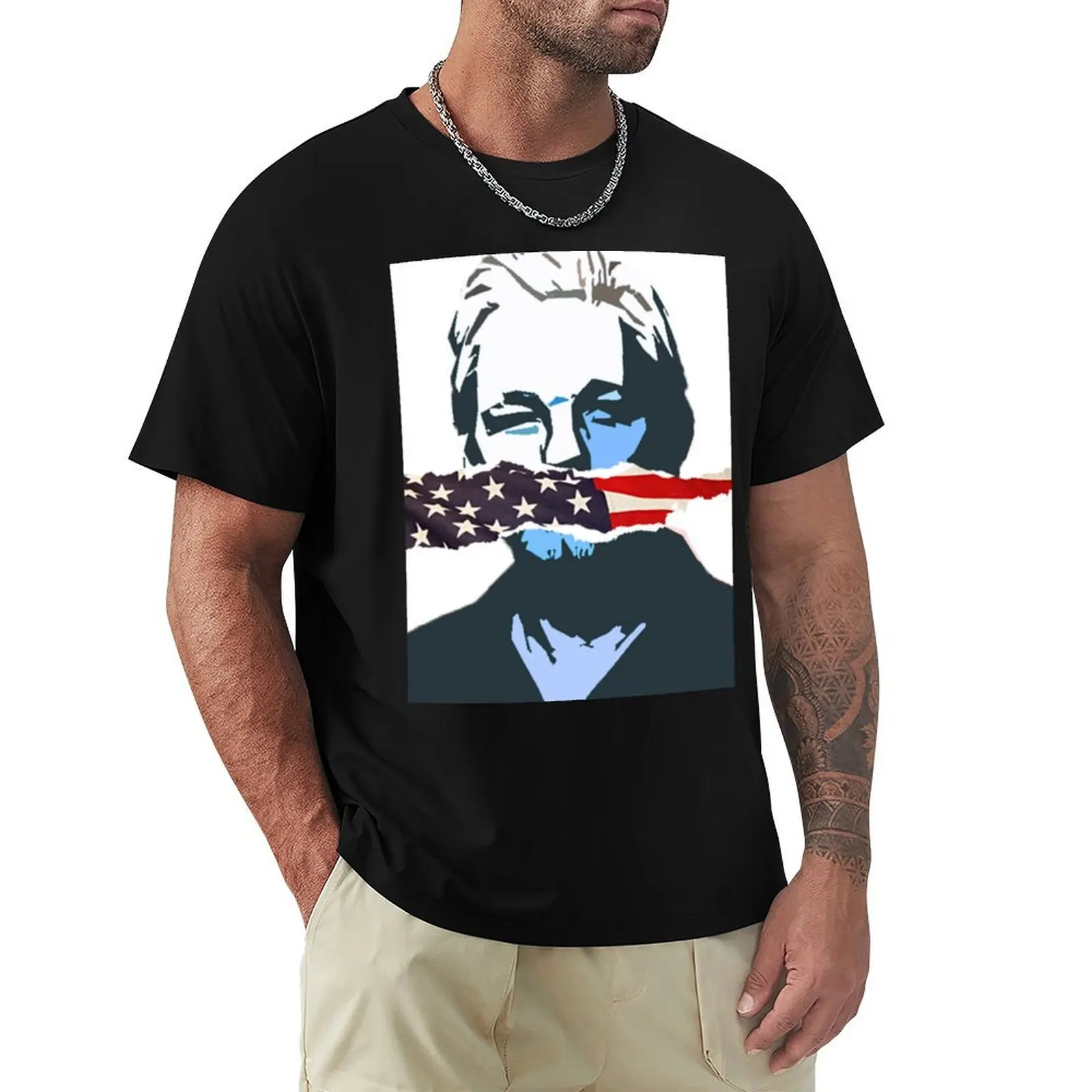 Julian Assange T-Shirt graphic t shirts for man T-Shirt
