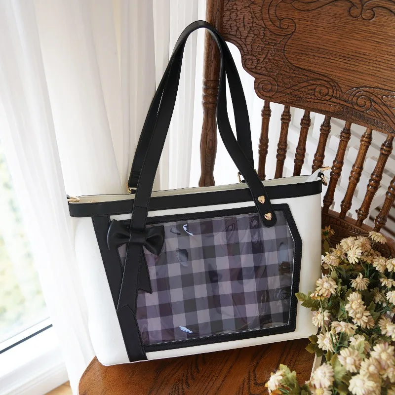 Y2k Shopping Bags Original Design Perfume Lily Crossbody Shoulder Bag Cute Large Capacity Pain Bag Japanese Sweet Cute Handbag