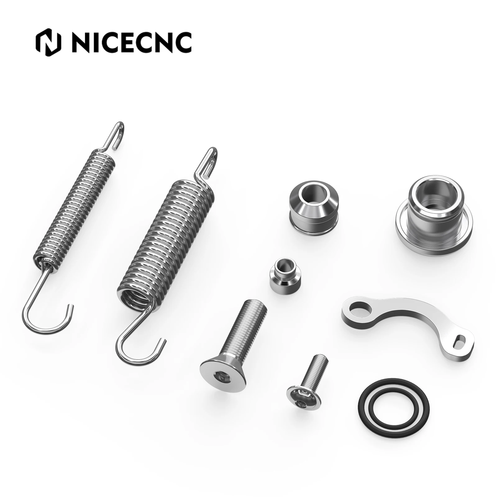 

NICECNC Sidestand Kickstand Springs Botls Kit For Husqvarna TE 125 250 300 FE 250 350 450 501 2014-2016 Husaberg FE TE