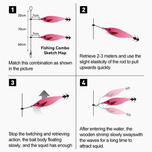 Fischerei und Lula künstlichen Haken, Leuchtköder, für Choco, Gyi, für das Meer, 5,8 g, 8,7 g, 10g 6 Hauptverkaufstabias Bass - №4