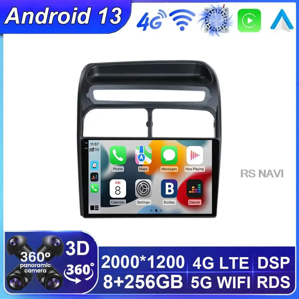 

Автомобильный мультимедийный видеоплеер на Android 13 для Fiat Grande Punto Linea 2007-2012 Carplay, автомобильный мультимедийный видеоплеер, навигатор, головное устройство WFI + 4G GPS
