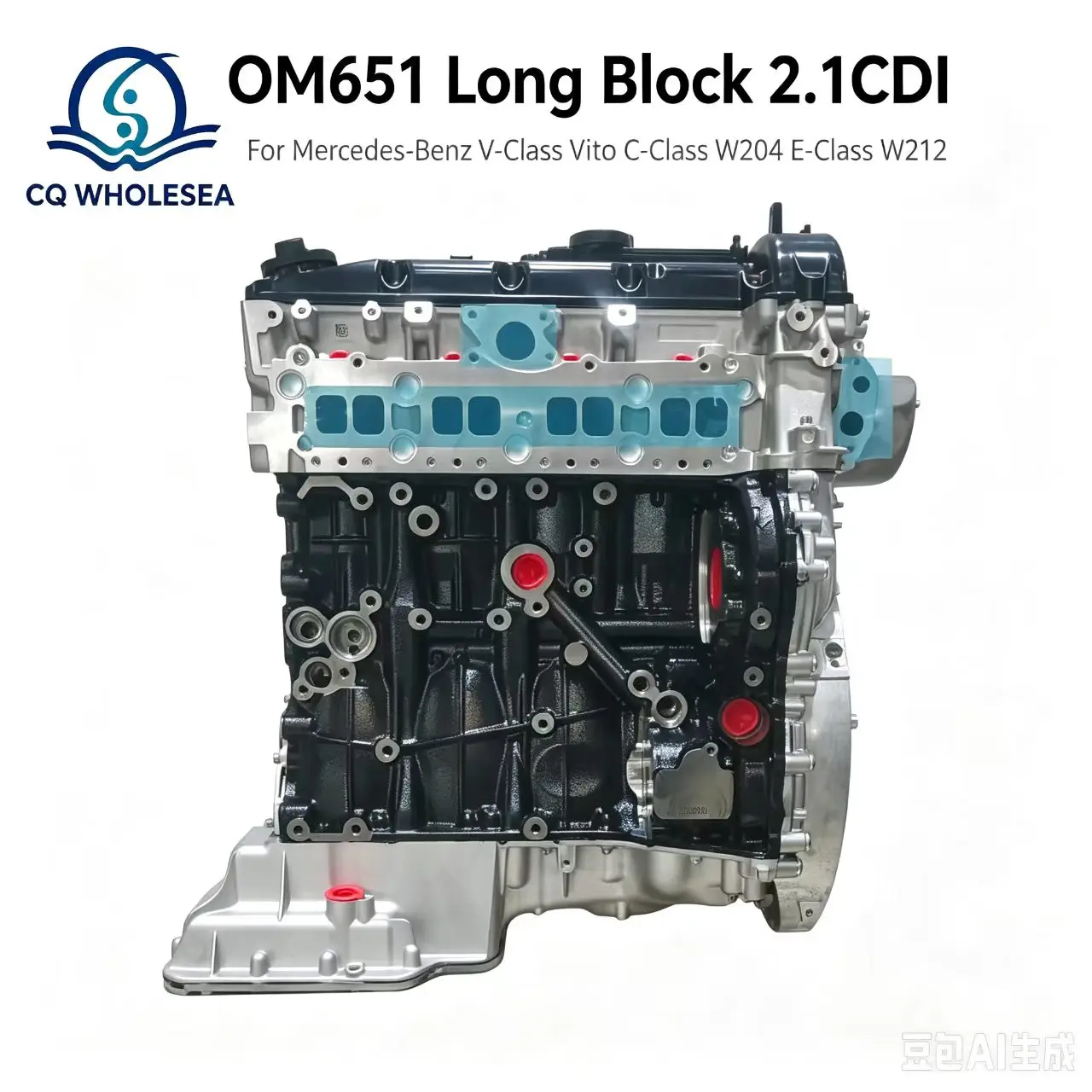 OM651 Long Block 2.1CDI Engine Long Block Assembly For Mercedes Benz V Class Vito W204 EClass W212 Diesel Motor Parts