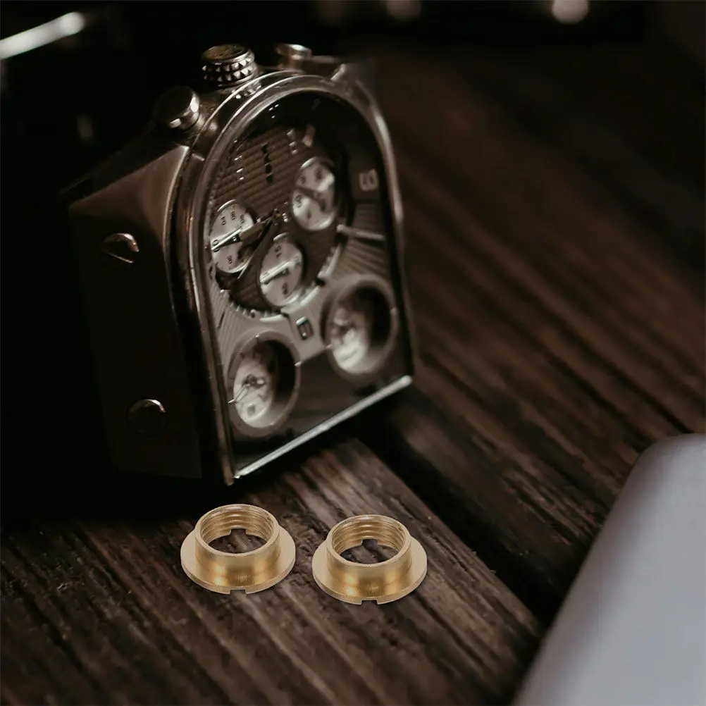 12Pcs Quartz Clock Movement Replacement Nuts Countersunk 4Mm Round Head Noise Reduction Easy Installation Clock Repair Accessory