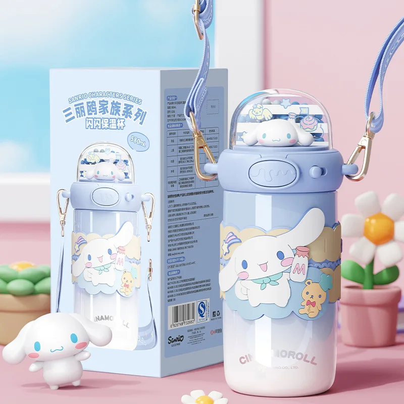 

Sanrio Hello Kitty 316 Stainless Steel Kuromi Kids Thermos Cup Cartoon Insulated Water Bottle Portable Vacuum Flask Girls Gift