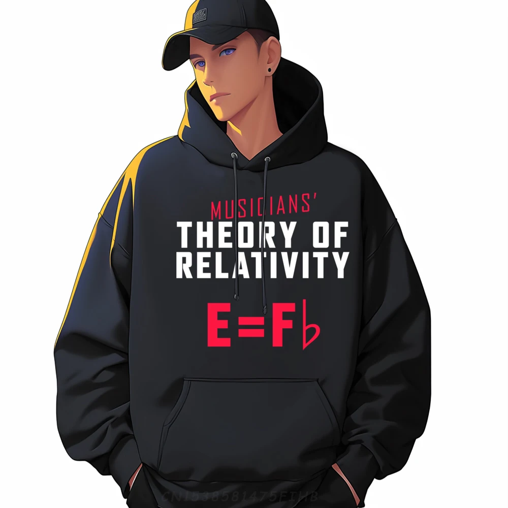 

Musicians Theory Of Relativity Musician Graphic Pullover Hoodies Men Oversized Gifts For Men Eu Size