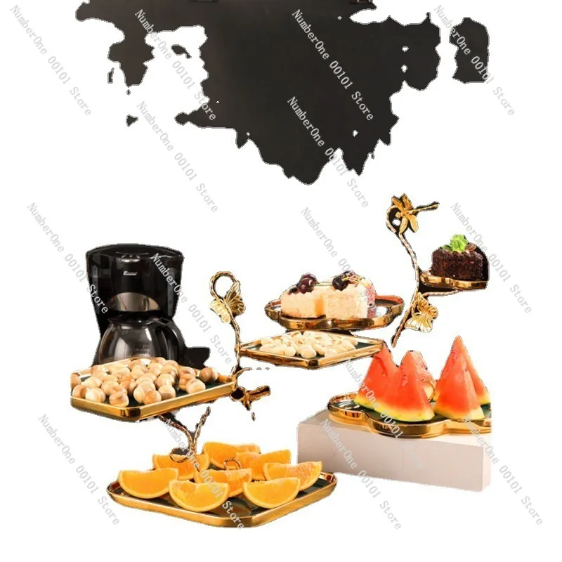 Design dessert table display stand ornament engagement arrangement engagement banquet afternoon tea snack stand cake