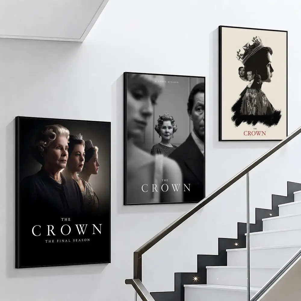 T-The Crown Poster Wall art print art suitable for living room bedroom bar parlor home decoration gift