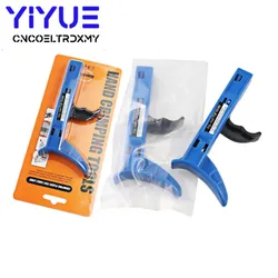 TG-100 Cable Tie Gun Hand Tools Fastening and Tensioning for Plastic Nylon Tightening The Clamp When Trimming