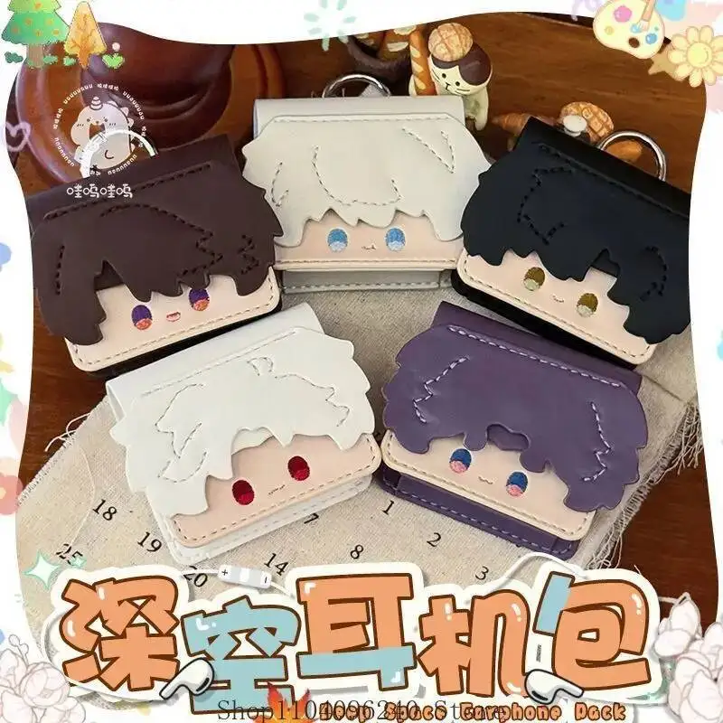 Чехол для наушников Love And Deepspace Rafayel Zayne Xavier Sylus Caleb с вышивкой, устойчивый к падению, устойчивый к царапинам чехол для наушников