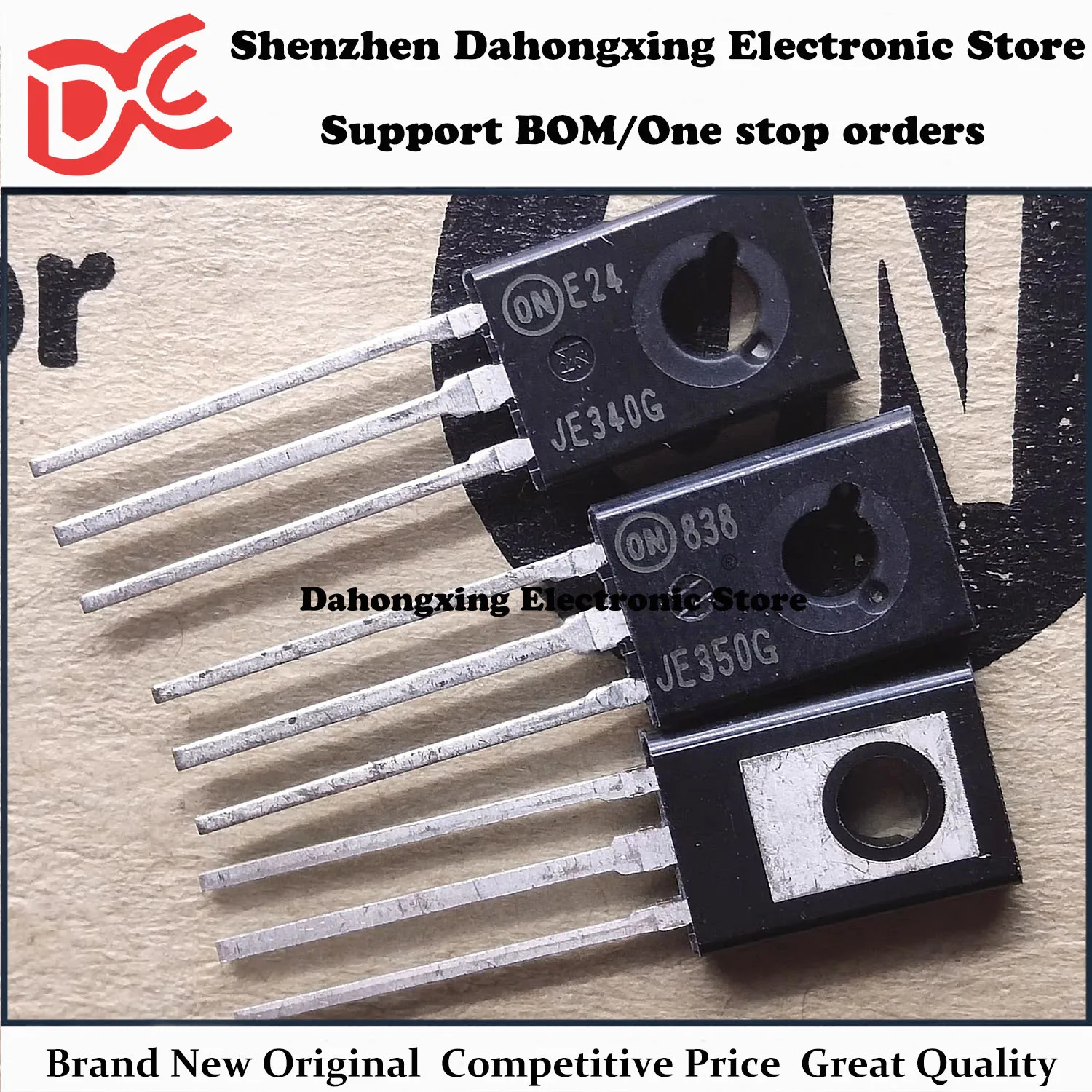 New Original 10Pairs MJE340G JE340G+ MJE350G JE350G MJE253G JE253G + MJE243G JE243G TO-126 Audio Amplifier Transistor