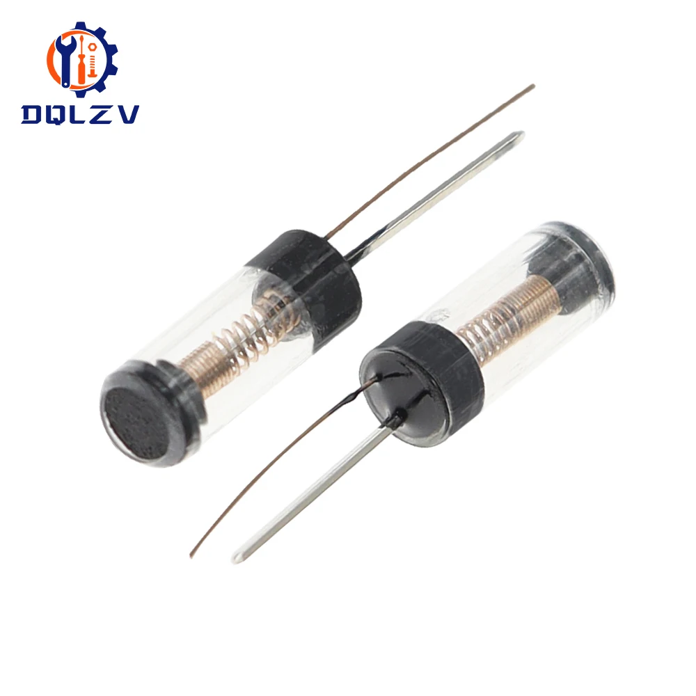 SW-18020P 12V Transparent Highly Vibration Switch Ball Tilt Double bead Angle Spring Sensor