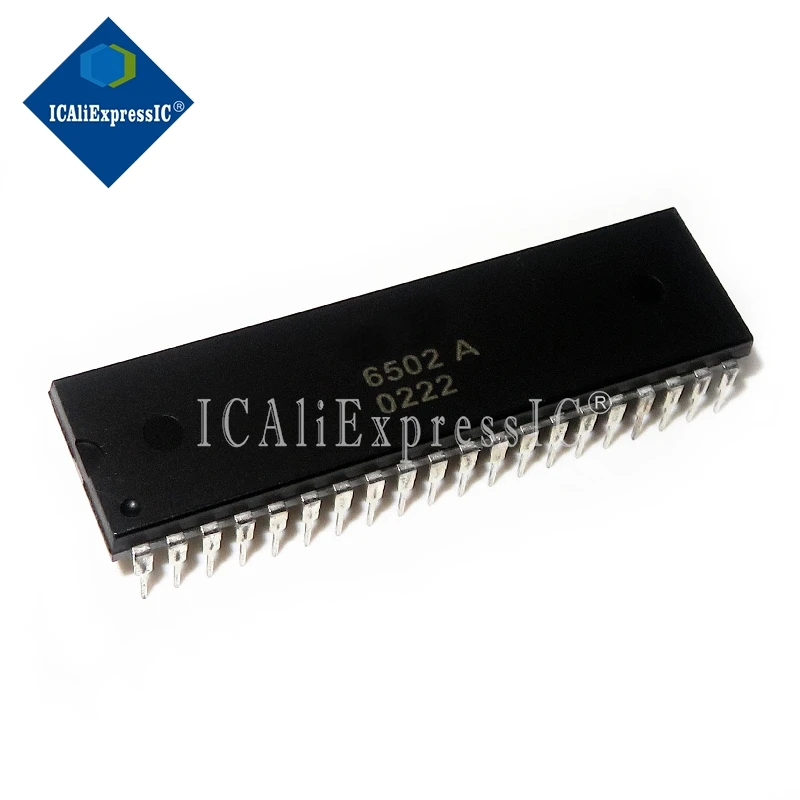 1pcs/lot MOS6502A MOS6502 MOS-6502 DIP-40 In Stock