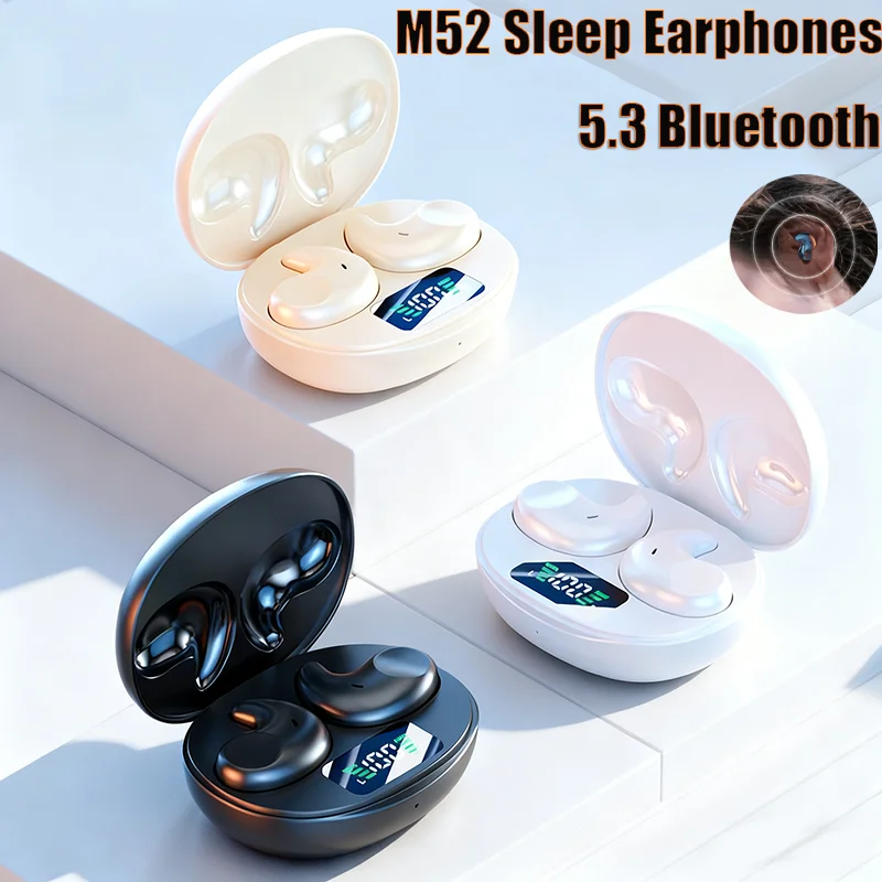 5.3" Bluetooth Sense-Free Micro Sleep fülhallgató, zajszűrős, nyitott fülű fejhallgató, érintésvezérléssel utazáshoz és üzleti használatra