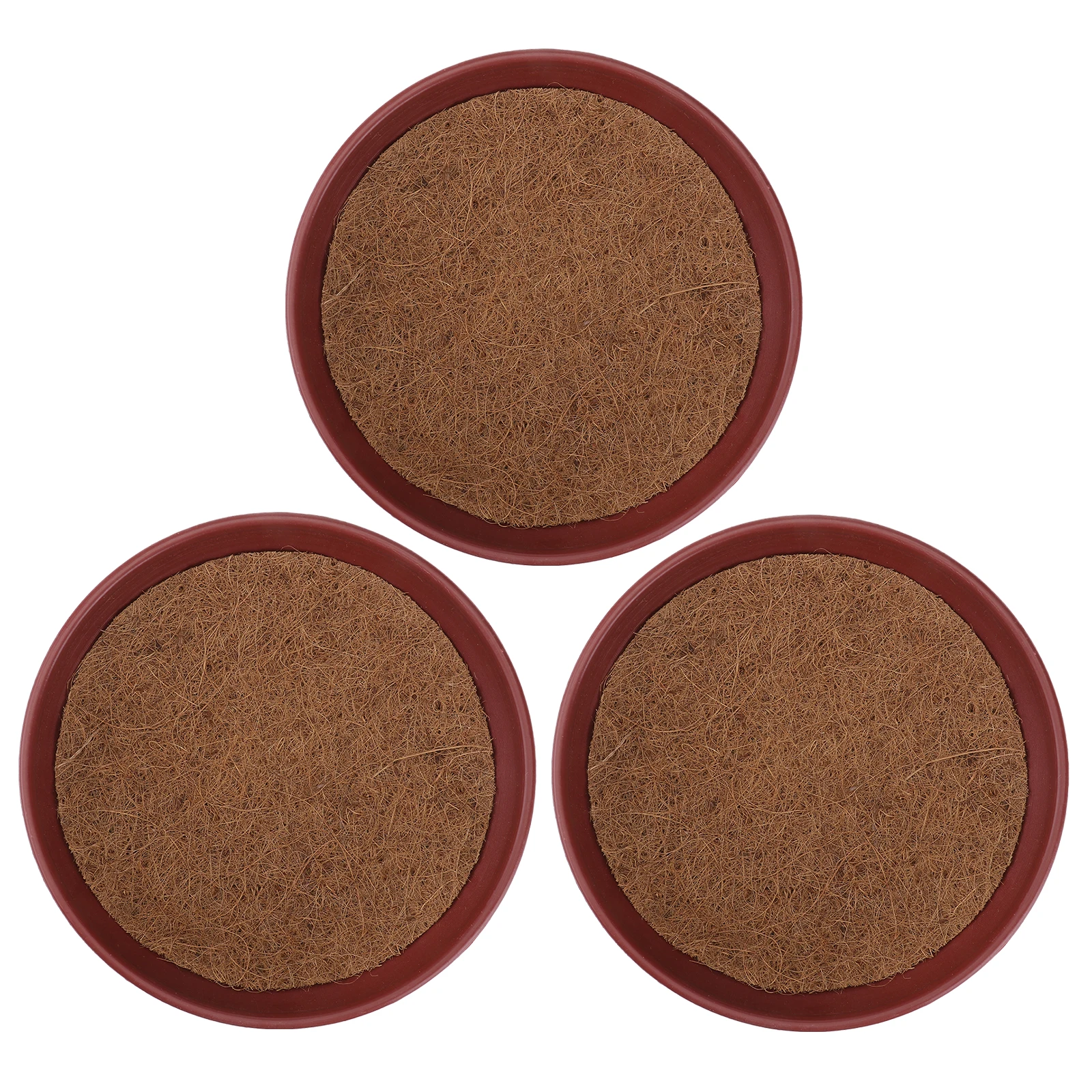 

3 Sets Nests Plastic Egg Basins Bird Nesting Pads Homing Pigeons Egg Laying Basin Small Chicken Durable Pet Supplies