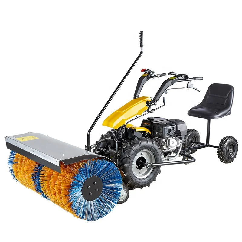 Novo design ferramenta de jardim 6,5hp/7,5hp/9hp pá de neve com rodas lançador de neve arado de neve