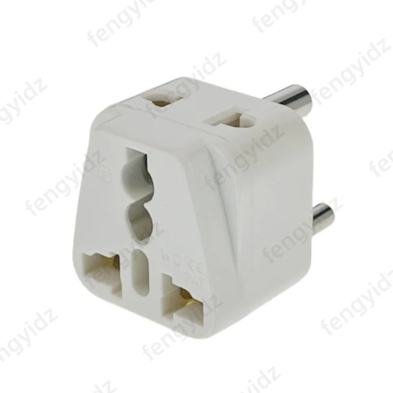 Universal 2 in 1 CE Copper India Pakistan South Africa power connector japan au eu us uk to india travel adapter plug Type D