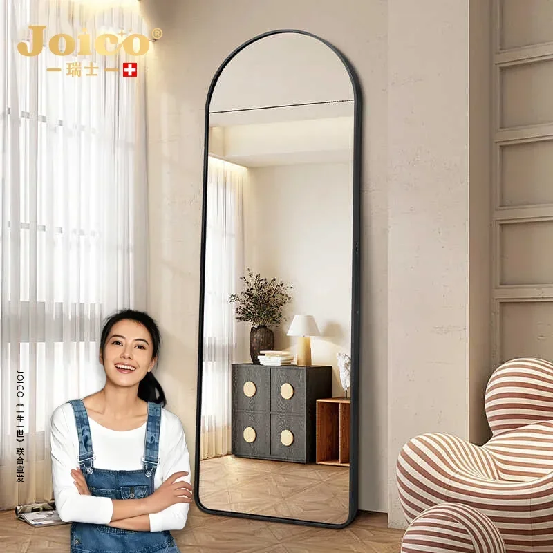 French floor-to-ceiling full-length mirror household light luxury full-length mirror