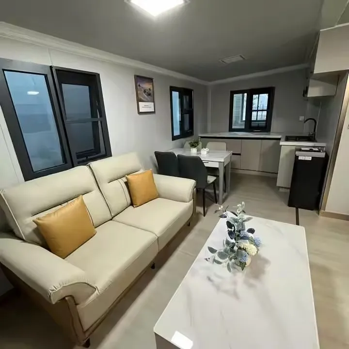 Factory Custom Cheap Double Wing Expansion Container House Tiny Prefabricated Steel Stack Foldable Homes Villa Hotel Application