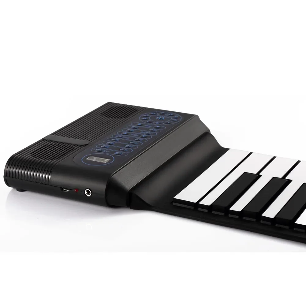IWord Professional S3088 Silicone Flexible 88 touches Piano enroulable à la main double haut-parleurs intégrés