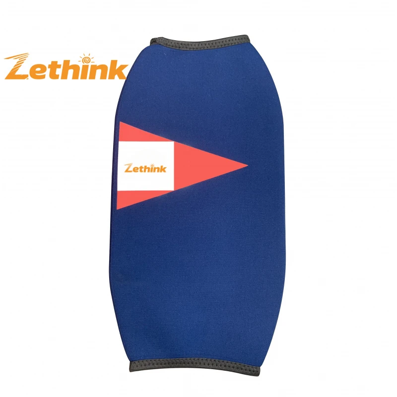 Customized OEM neoprene boat fenders cover navy blue polyester thick wear-resistant boat bumper cover