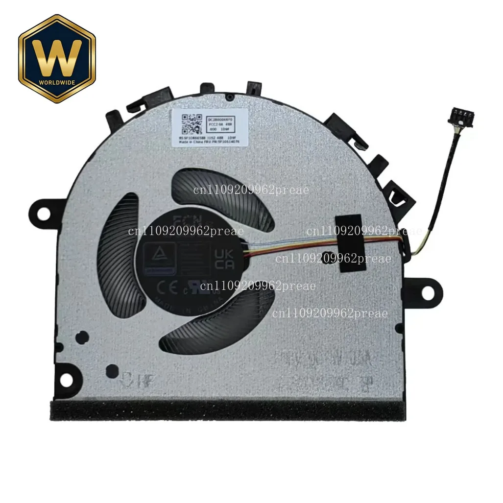

S For Lenovo V15 G4 AMN FQBV - New Replacement CPU Cooling Fan DFS5K12B159A1C DC28000K6F0 5F10S14076 DC5V 0.5A