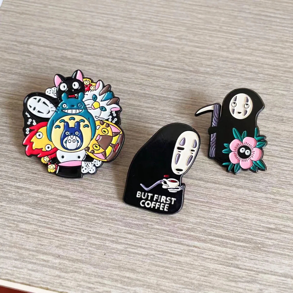 Interesting Classic Cartoon Comic Brooch Metal Enamel Lapel Badge Collect Denim Jacket Backpack Pin Children Fashion Gifts