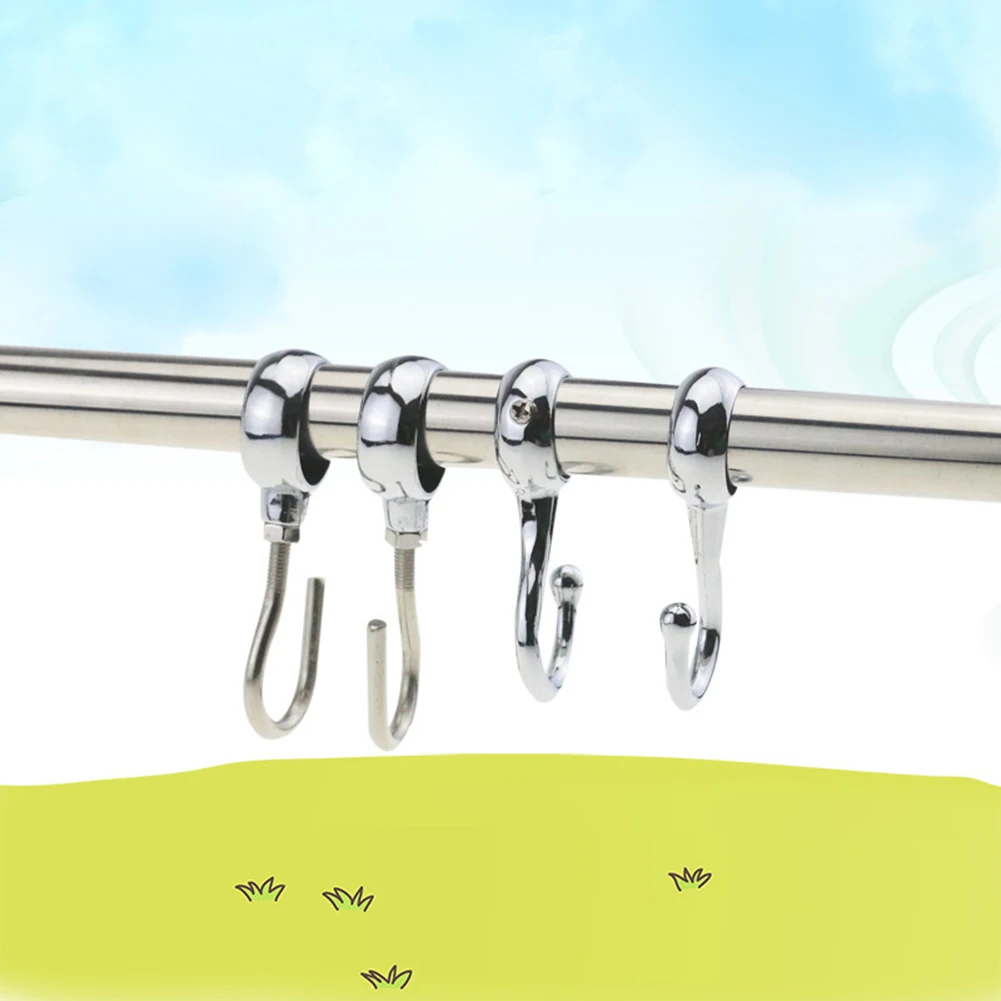 Efficient Storage Movable Pipe Hooks Adjustable Pipe Hooks For Storage Adjustable Storage Solutions Chrome Plated Finish