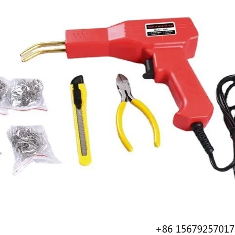 Adjustable Temperature Plastic Welder Gun Hot Stapler Machine With Nails Rods for Precision Car Bumper Crack Repair Tool