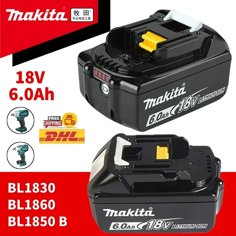 

Original makita Battery BL1860 BL1850B BL1850 BL1840 BL1830 screwdriver battery & charger 18v Replacement Power Tool Batteries