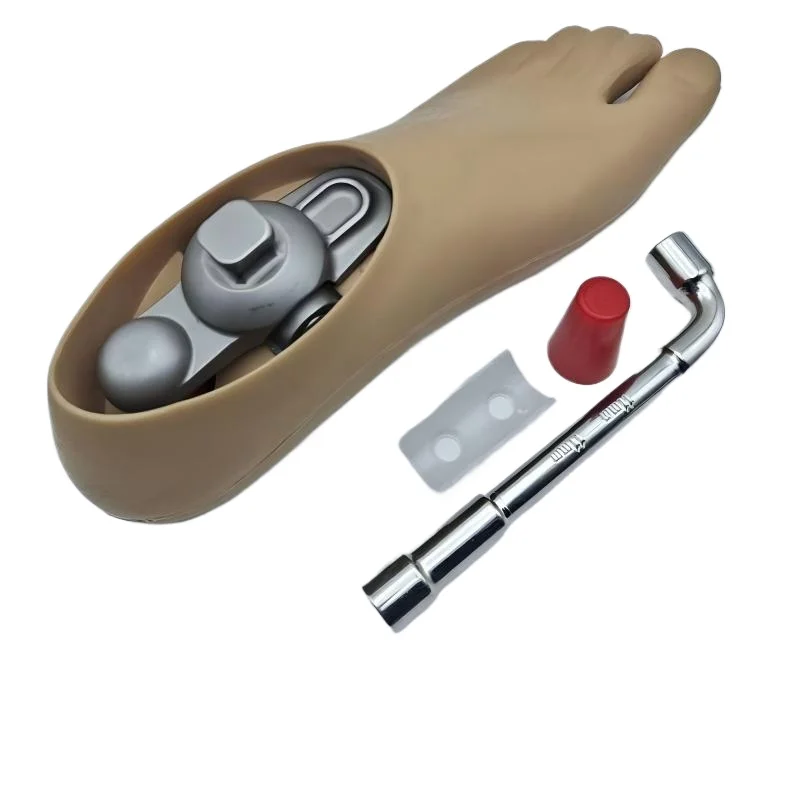 Prosthetic accessory polyurethane prosthetic foot disabled person's leg's sole double-hole moving ankle foot combination set