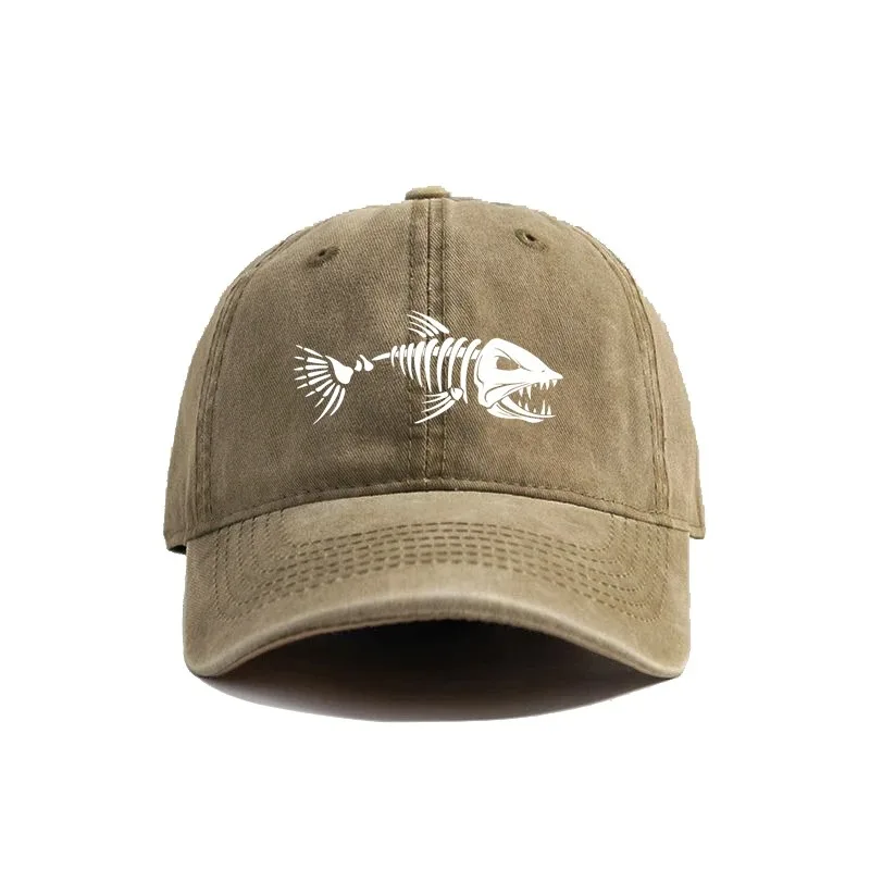 New fishbone pattern baseball cap, summer sun protection hat for both men and women for vacation use