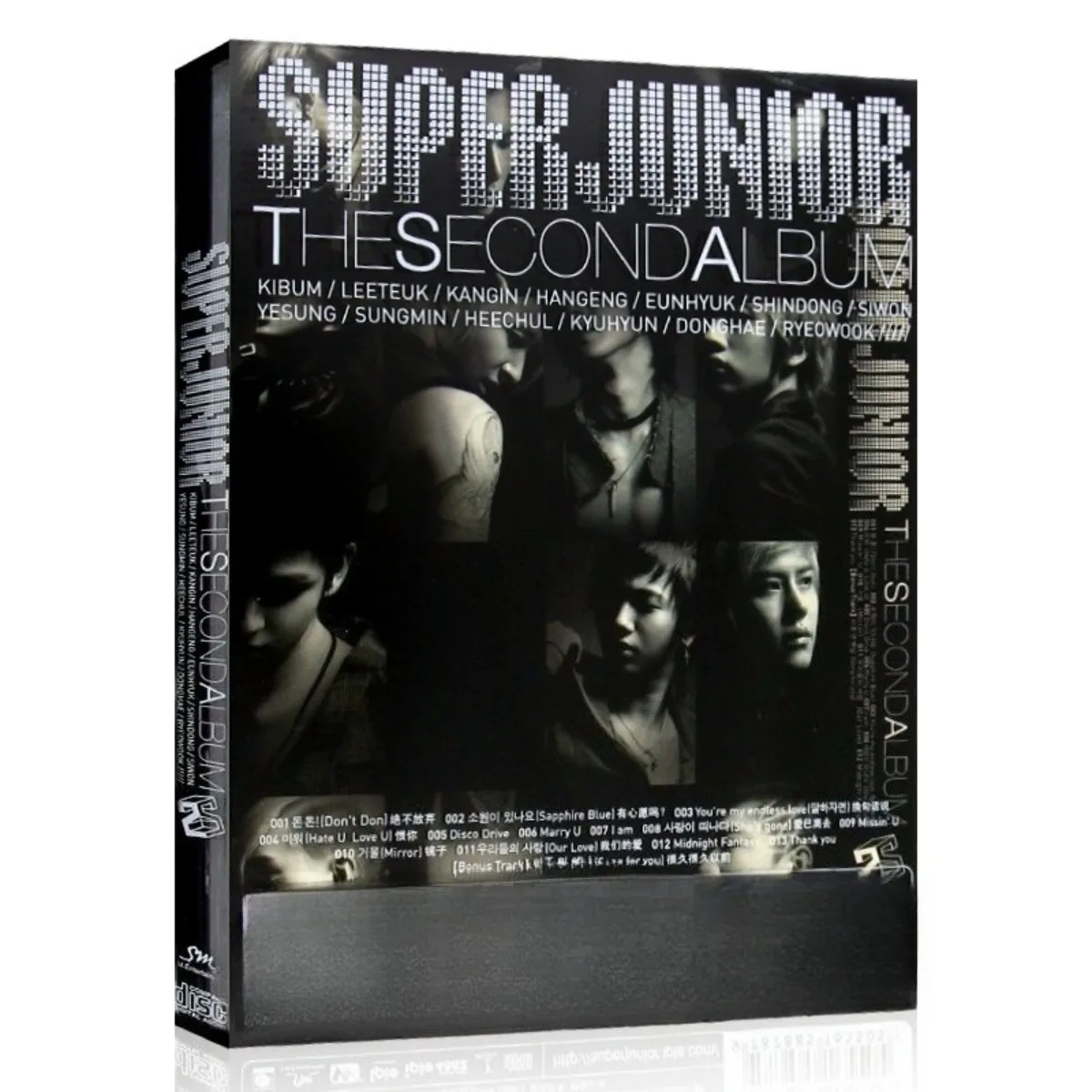 Super Junior album CD z piosenkami z albumu Don't Don - Hity K-Pop i J-Pop, kolekcjonerski płytka muzyczna dla fanów