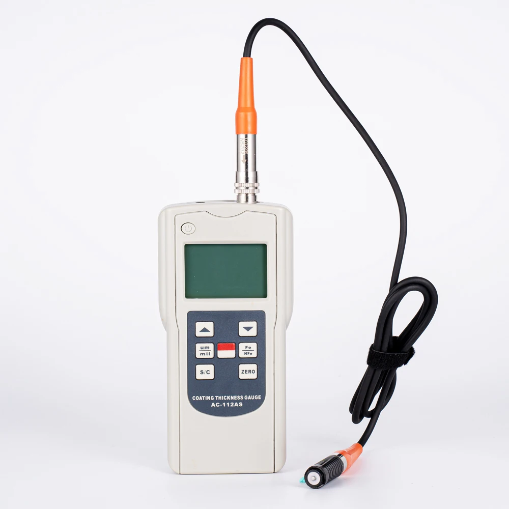 AC-112AS Coating Thickness Gauge 0.1um High Precision Paint Film Meter SeparateType Thickness tester range 0~1250 um