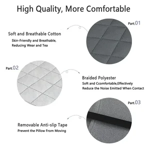 Bantal Perjalanan Berkemah Tiup Ultralight dengan Penutup Lembut yang Dapat Dicuci-Bantal Tiup Ergonomis untuk Penyangga Leher & Pinggang 10 bantal cangkang penjualan terbaik - №