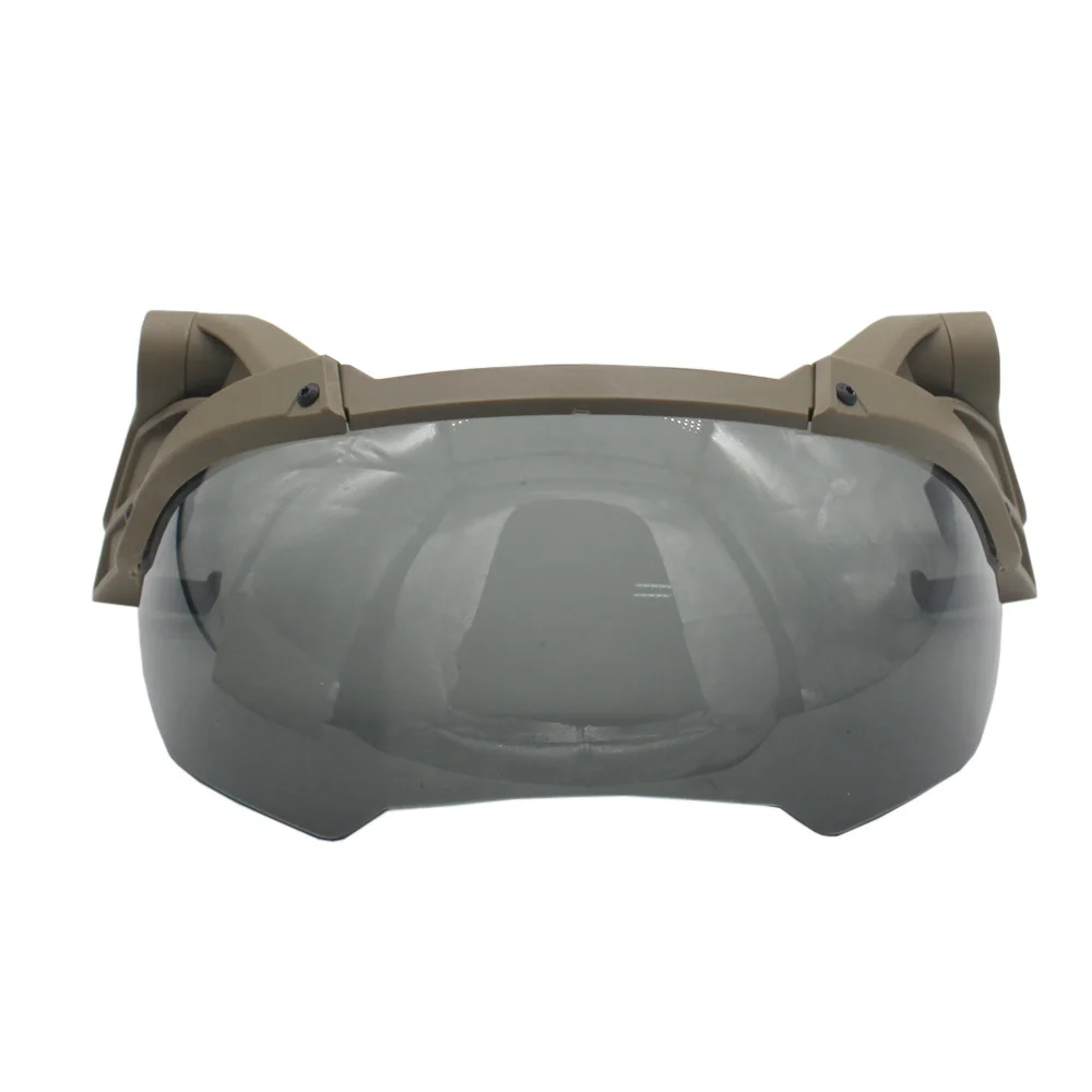 Casco táctico ajustable gafas abatibles Airsoft Paintball - imagen 5