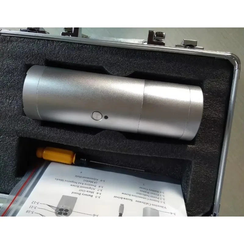 Handheld Vibration Calibrator for Quick Easy Checking of Accelerometers Vibration Monitoring System and Recording System