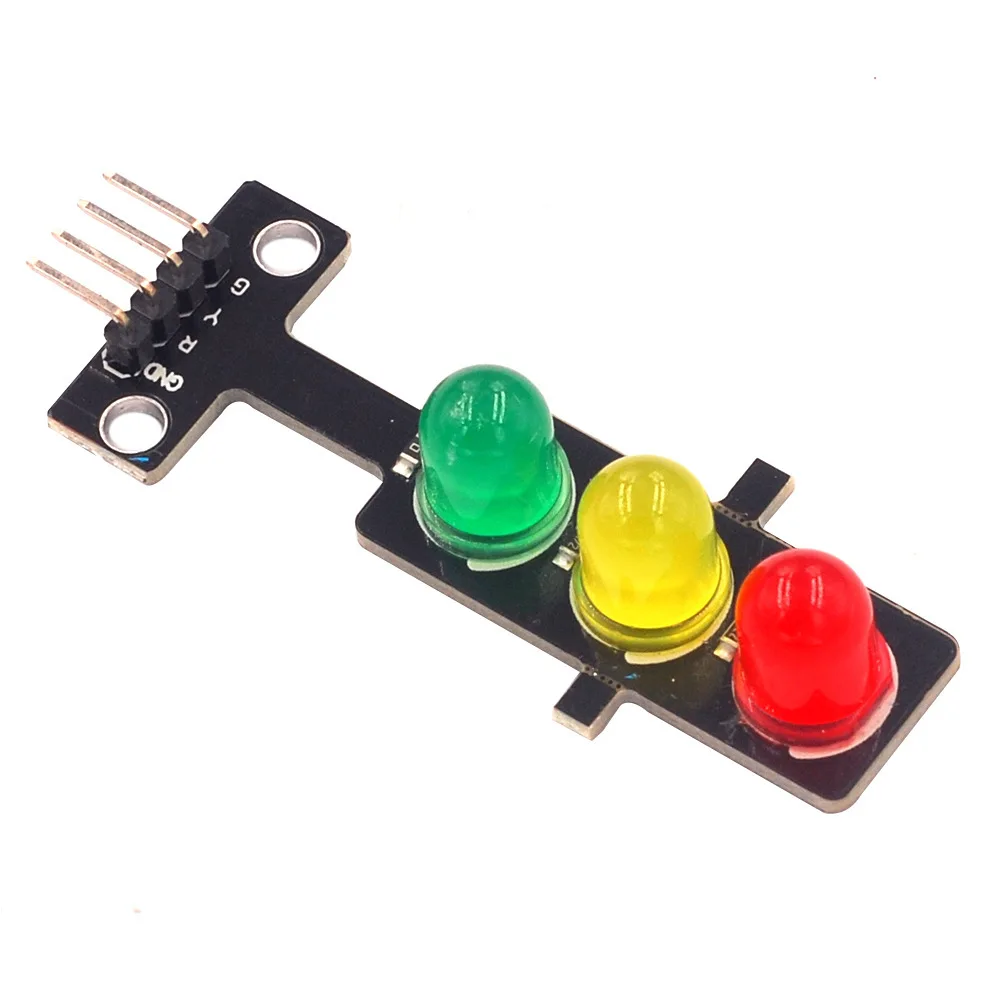 

10pcs LED Traffic Light Module 5V Red Green Yellow Signal Lamp Electronic Block for Arduino DIY Project
