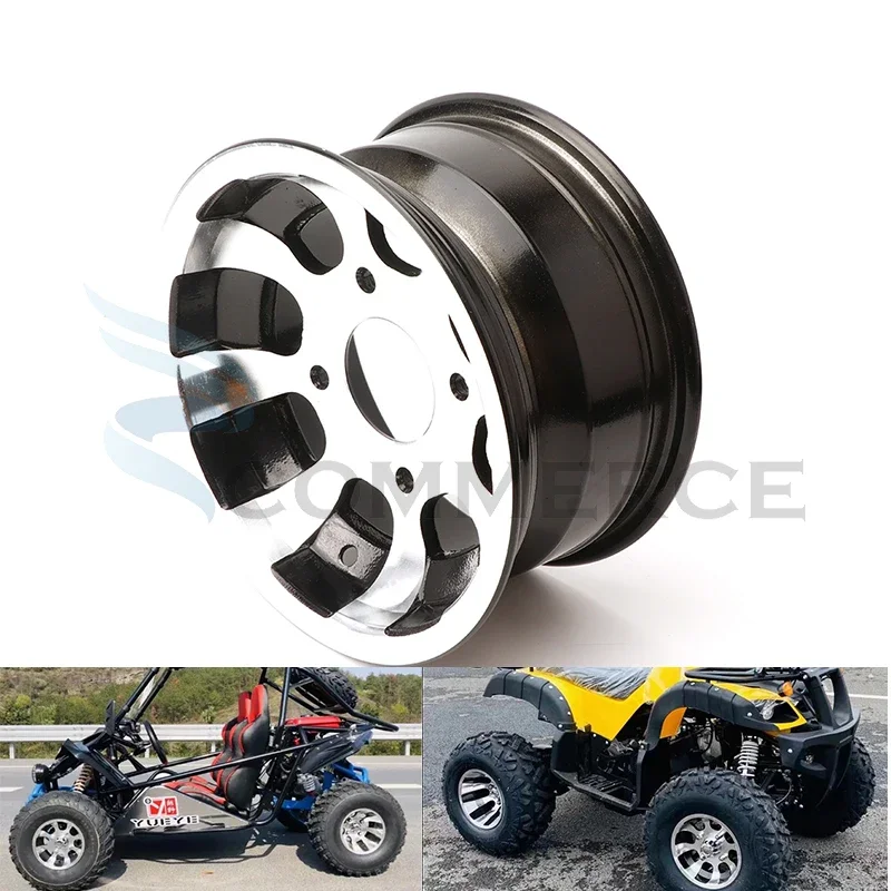 10 inch Aluminum Alloy Front /Rear Wheel Hub Rims For DIY 125cc-250cc ATV Go kart UTV Buggy Golf Cart Quad Dirt Bike Accessories