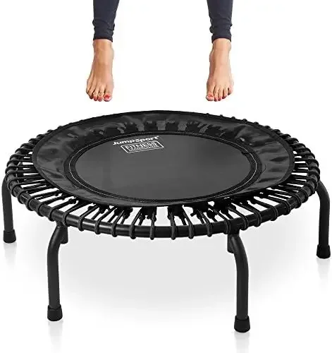 

250 in-Home Cardio Fitness Rebounder, 39-inch | Mini Trampoline with Arched-Legged & Videos Included | Safe, Sturdy and Low-Impa