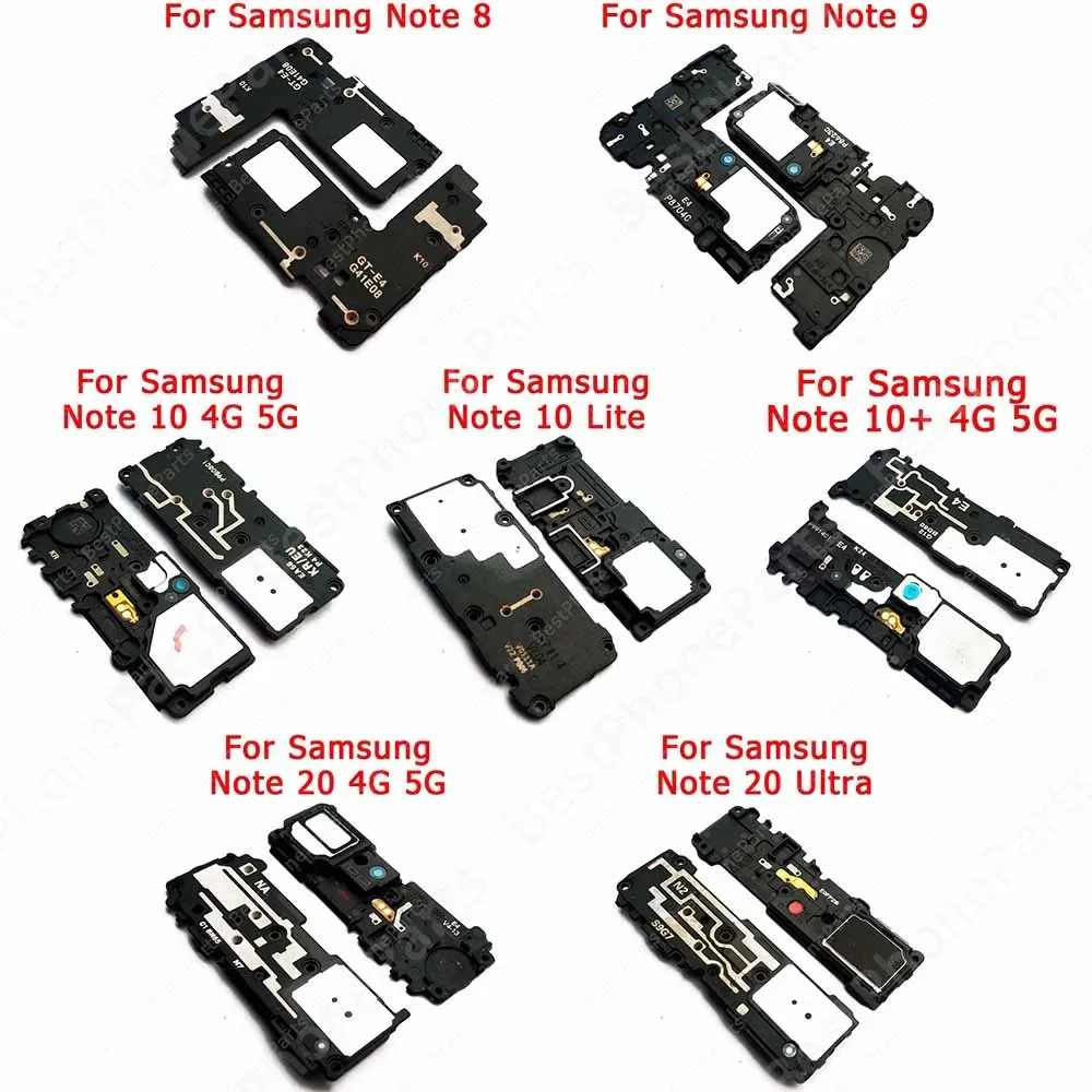 For Samsung Galaxy Note 20 Ultra 8 9 10 Plus Lite 5G Loudspeaker Sound Module Board Buzzer Ringer Bell Loud Speaker